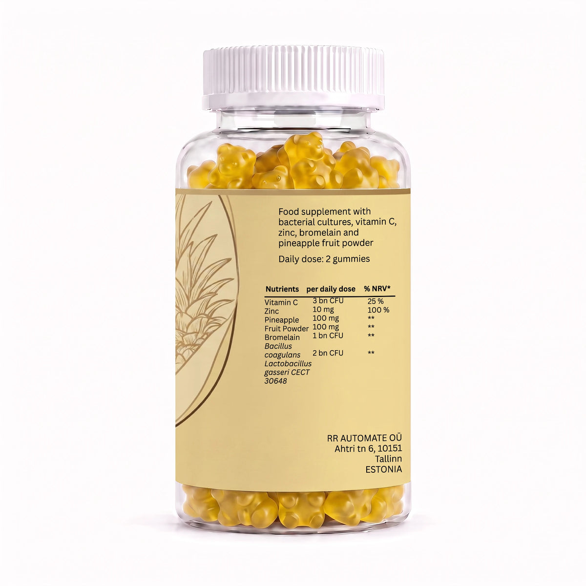 Vaginal Probiotic Gummies – 60 Gummies